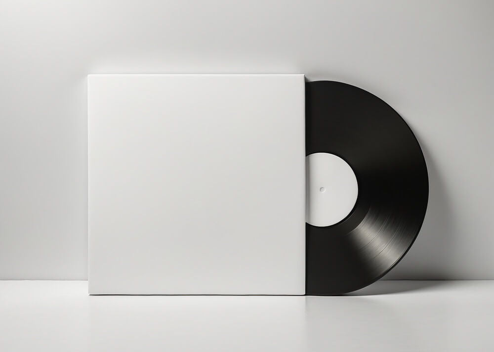 Cover Vinyl Record Mockup PSD-2