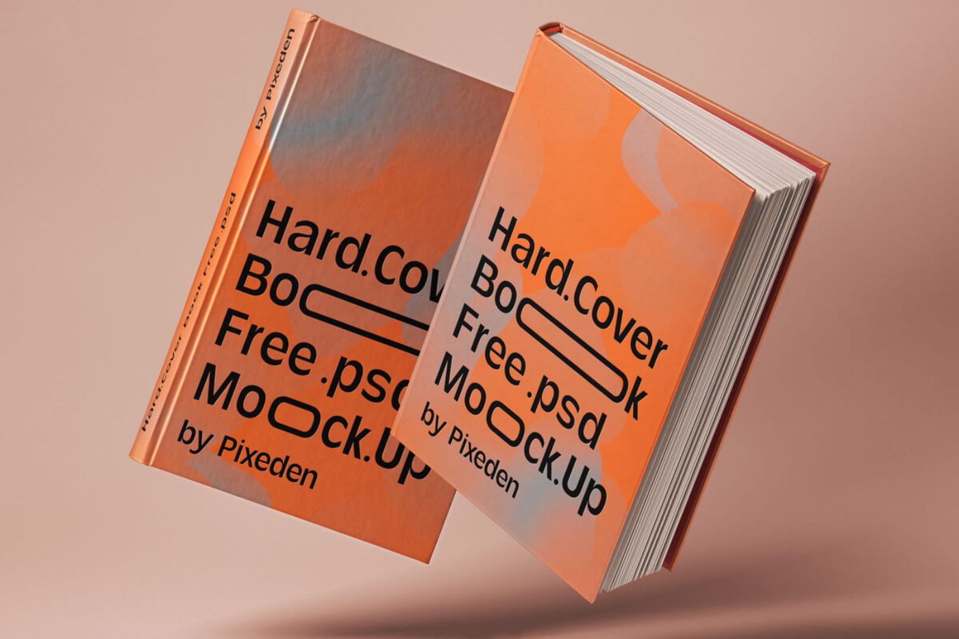 Gravity Hardcover Book Mockup