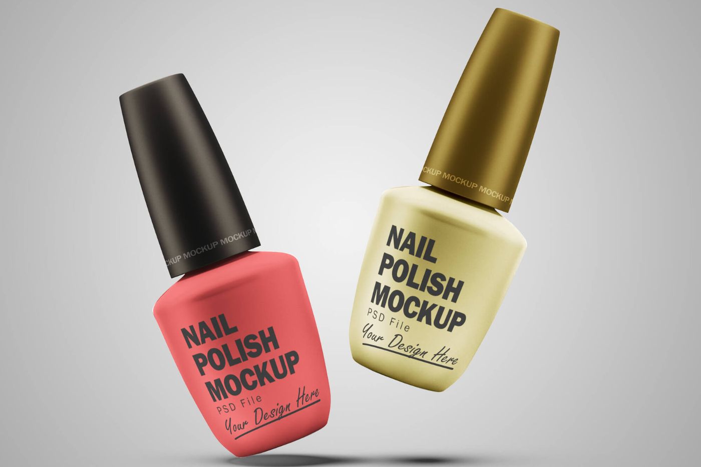 Plastic Nail Polish Bottle Mockup-1