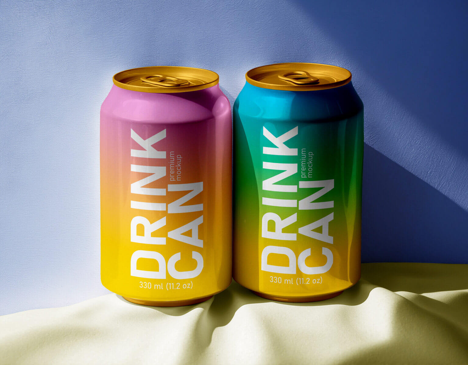 Soft Drink Can Mockups