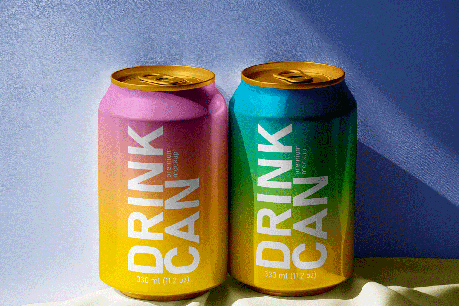 Soft Drink Can Mockups