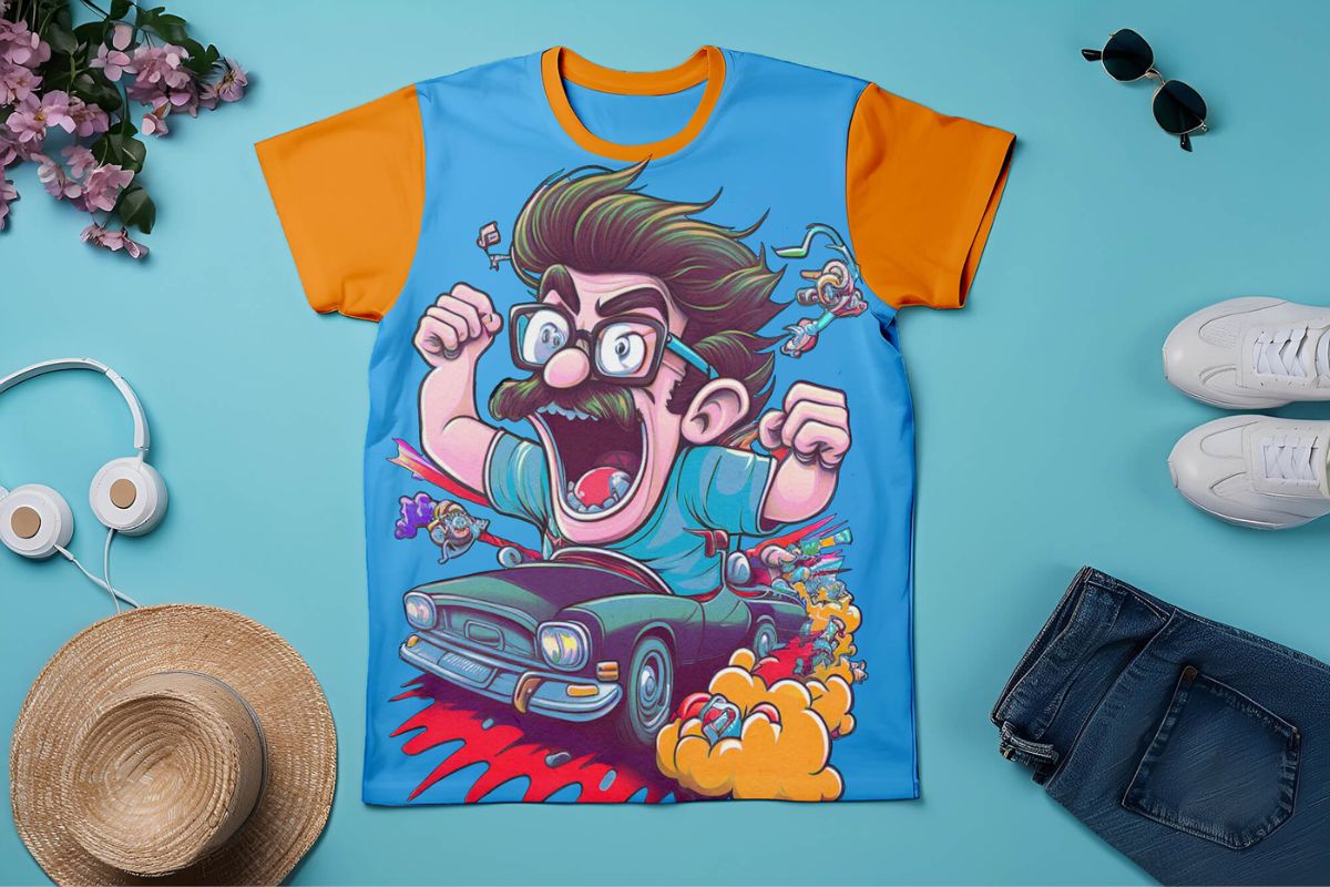 T-Shirt Scene Mockup