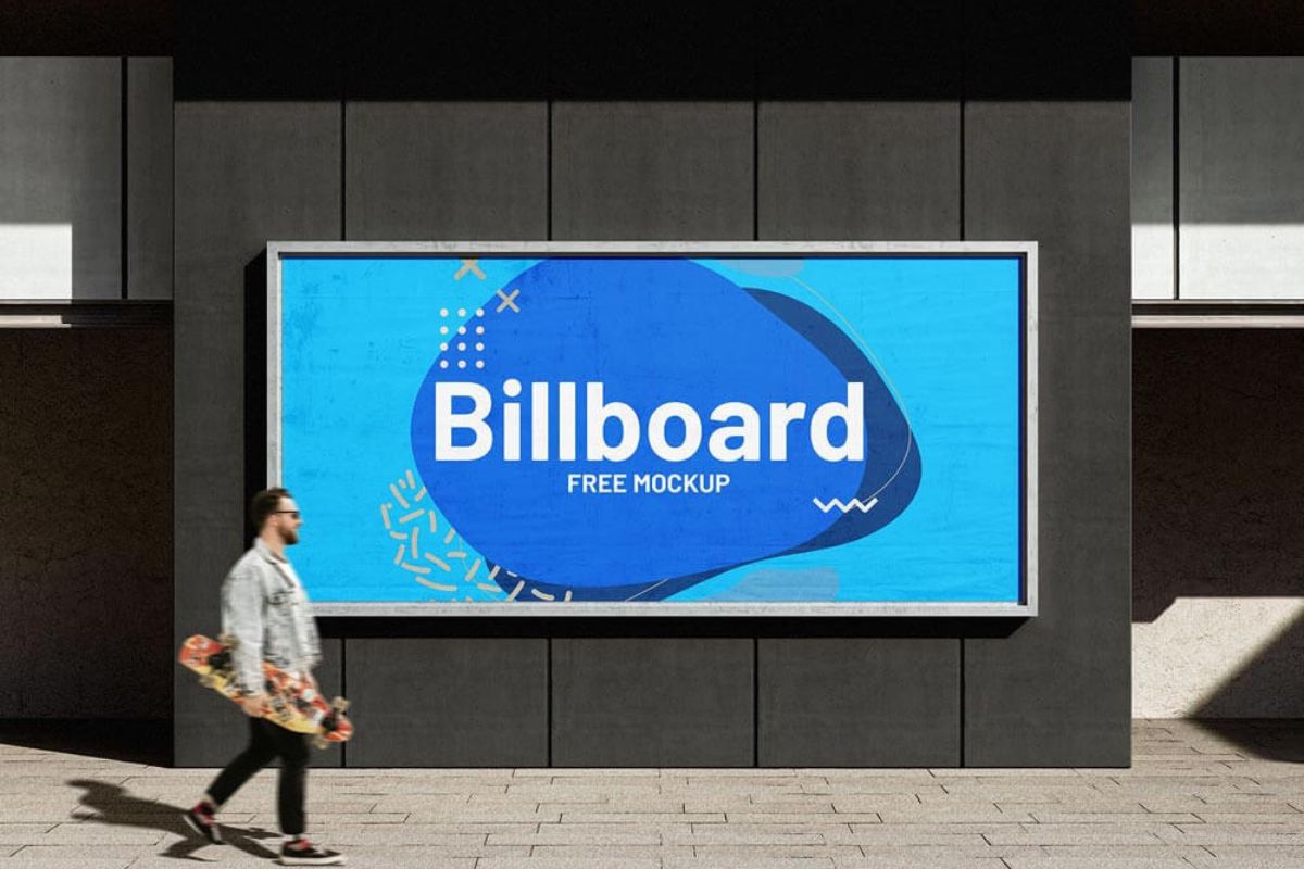 Environment Street Billboard Mockup