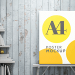 A4 Poster Mockup