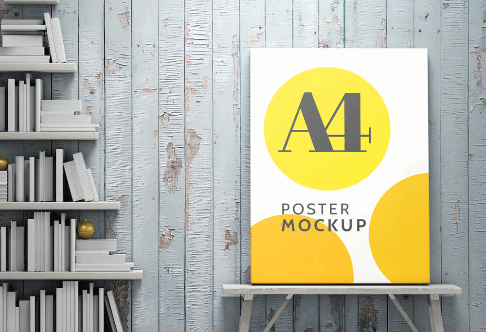 A4 Poster Mockup