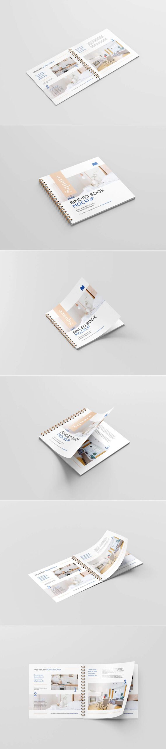 Free-Binded-Book-Mockups