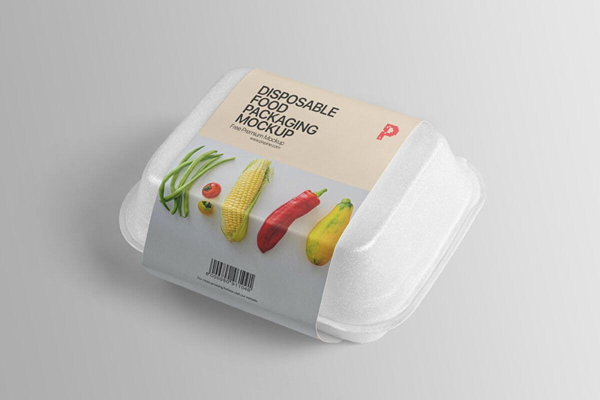 Food Packaging Mockup PSD