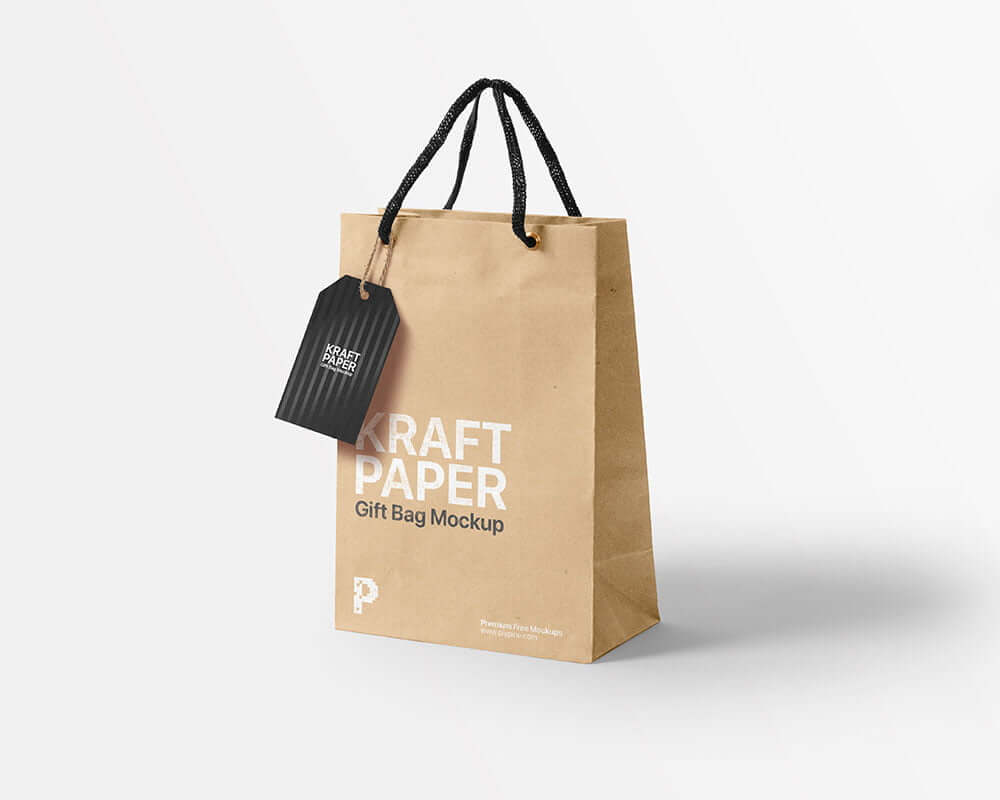 Free-Kraft-Paper-Gift-Bag-Mockup