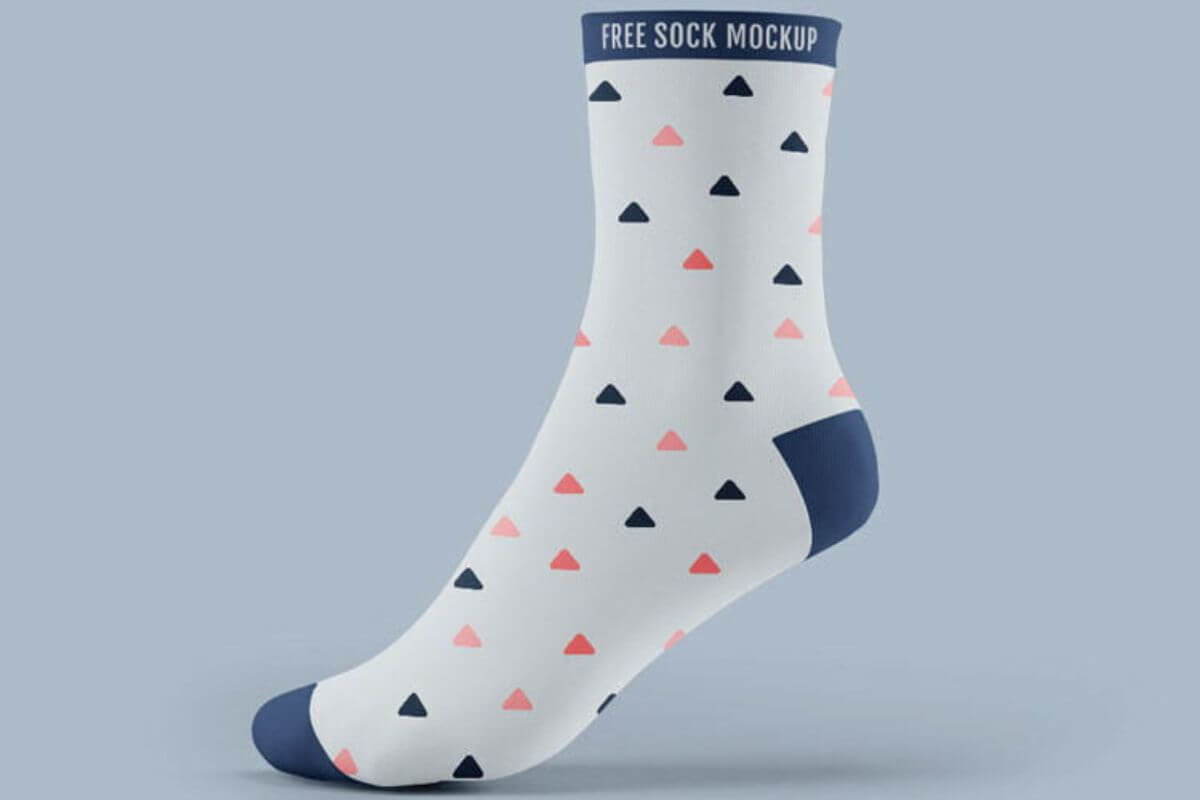 Crew Socks Mockup