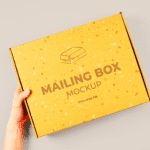 Mailing Box Mockup PSD