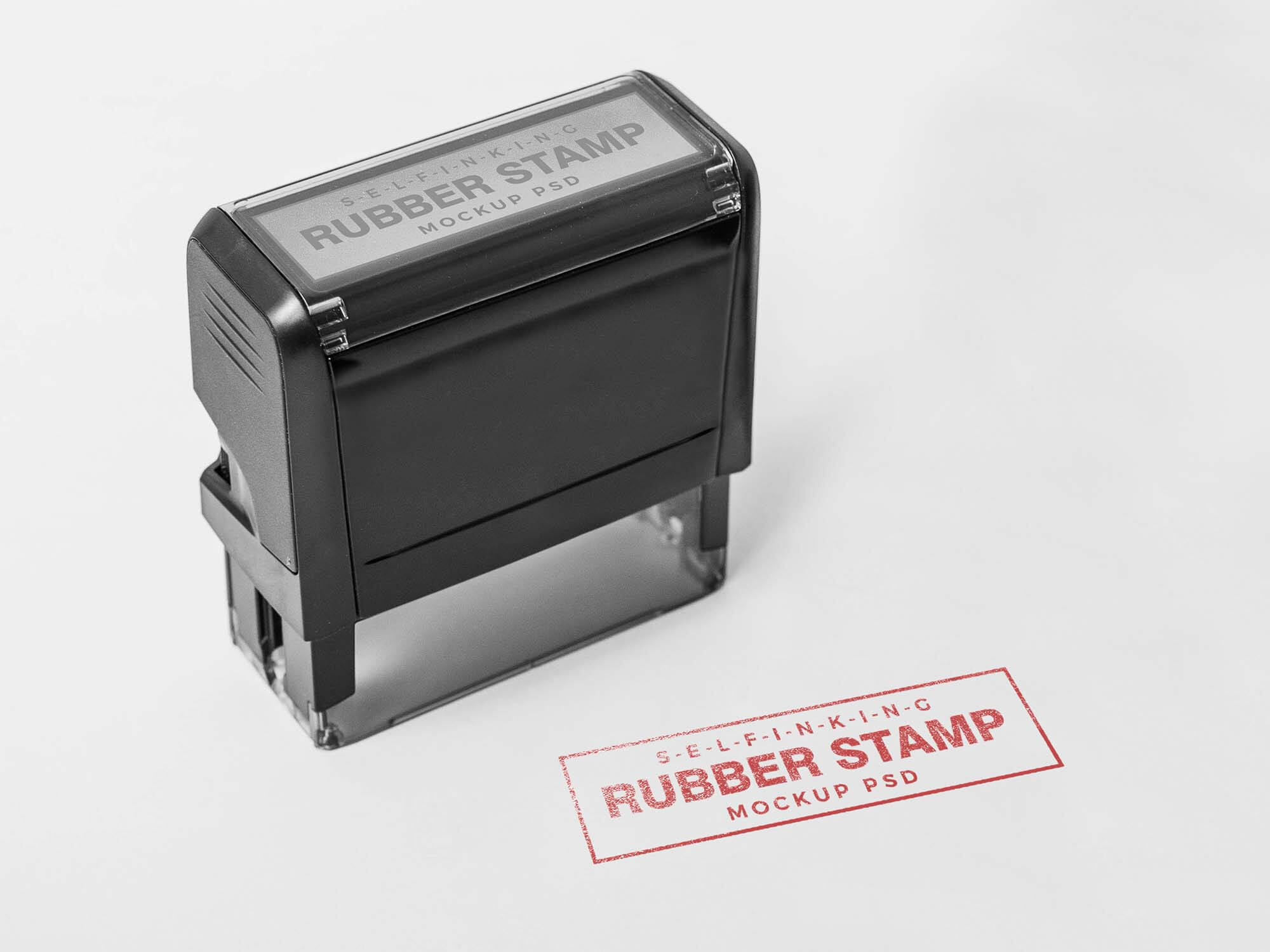 Self Inking Rubber Stamp Mockup (PSD) 2