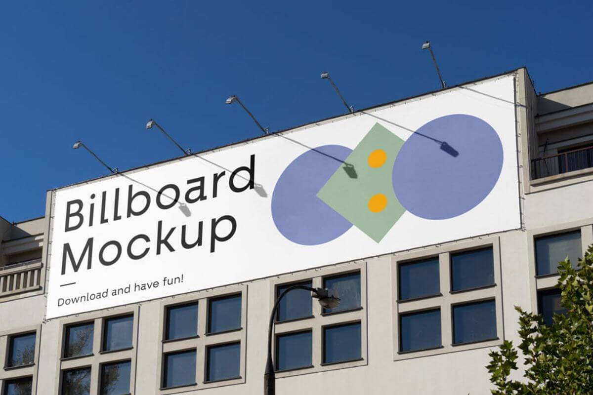 Building Billboard Mockup PSD