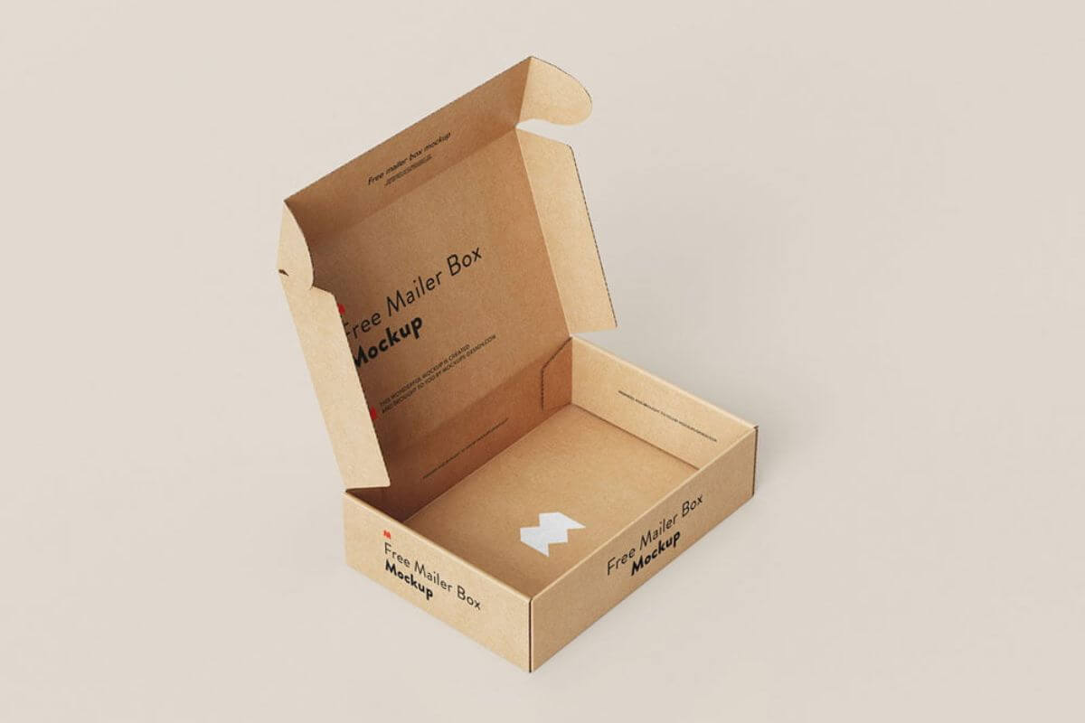 Delivery Mailer Box Mockup