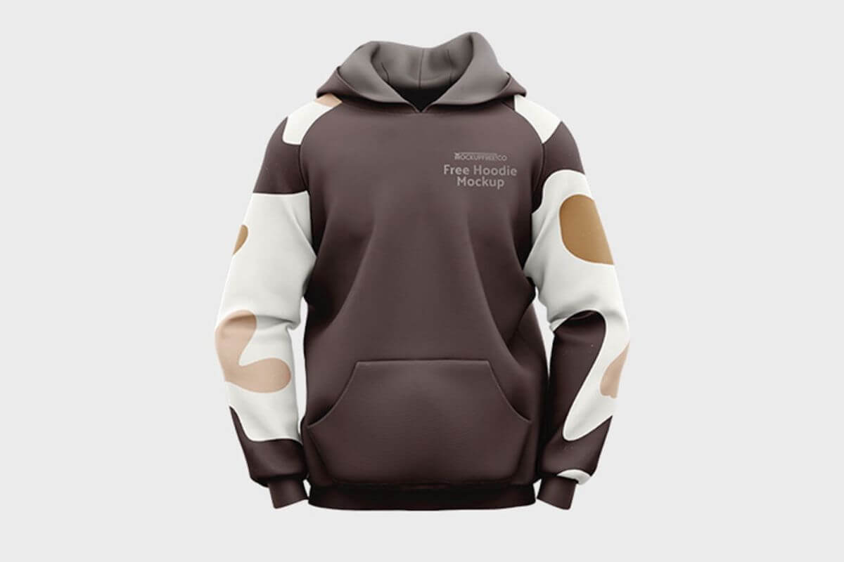 Mens Hoodie Mockup PSD