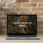 free-Realistic-MacBook-Workspace-Mockup