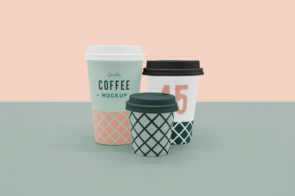 Coffee Cup Mockup Scene