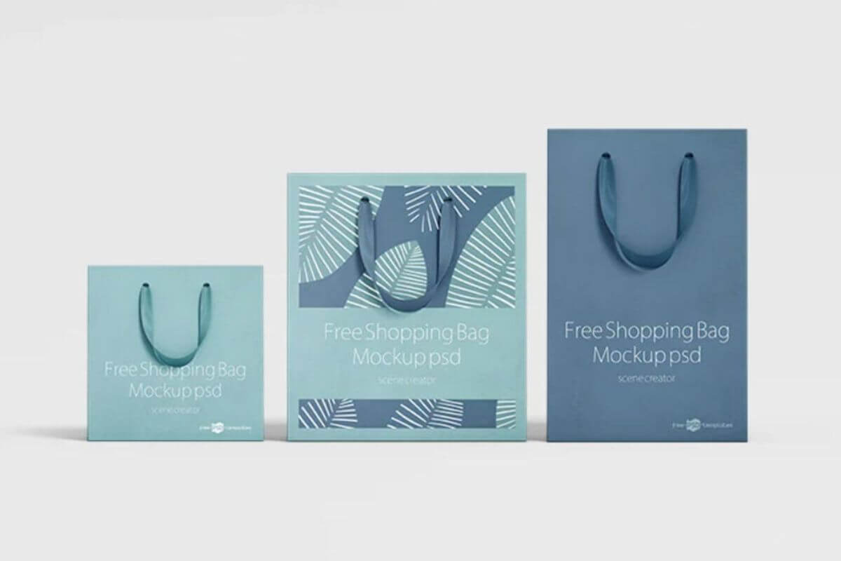 Shopping Bag Mockup PSD Set