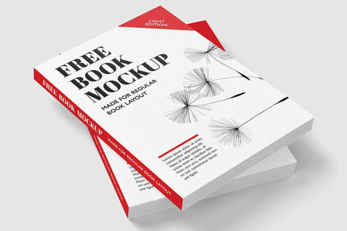 Five Book Mockups