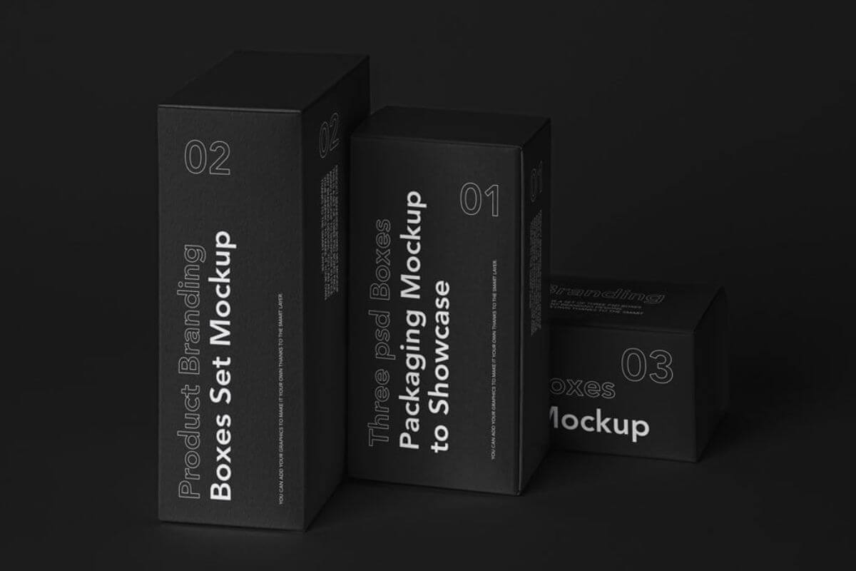 Product Branding Box Mockup