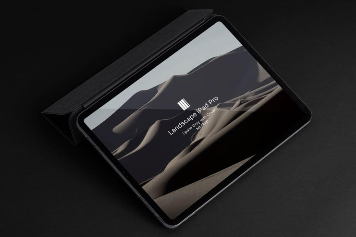 Landscape iPad Pro Mockup