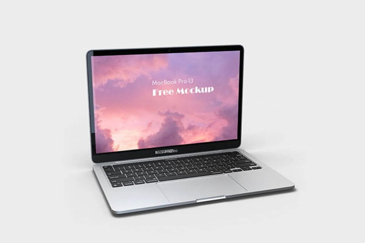 Opened MacBook Pro Mockup