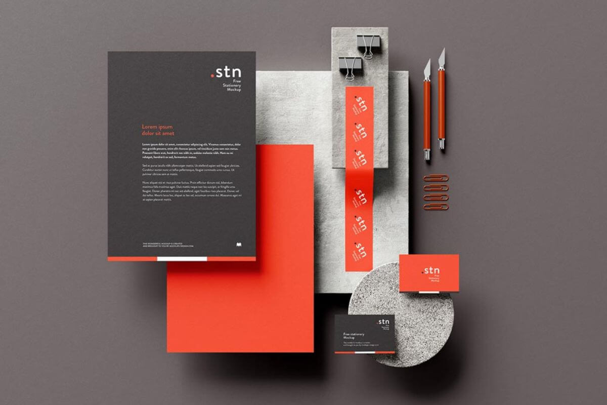 Premium Stationery Mockup