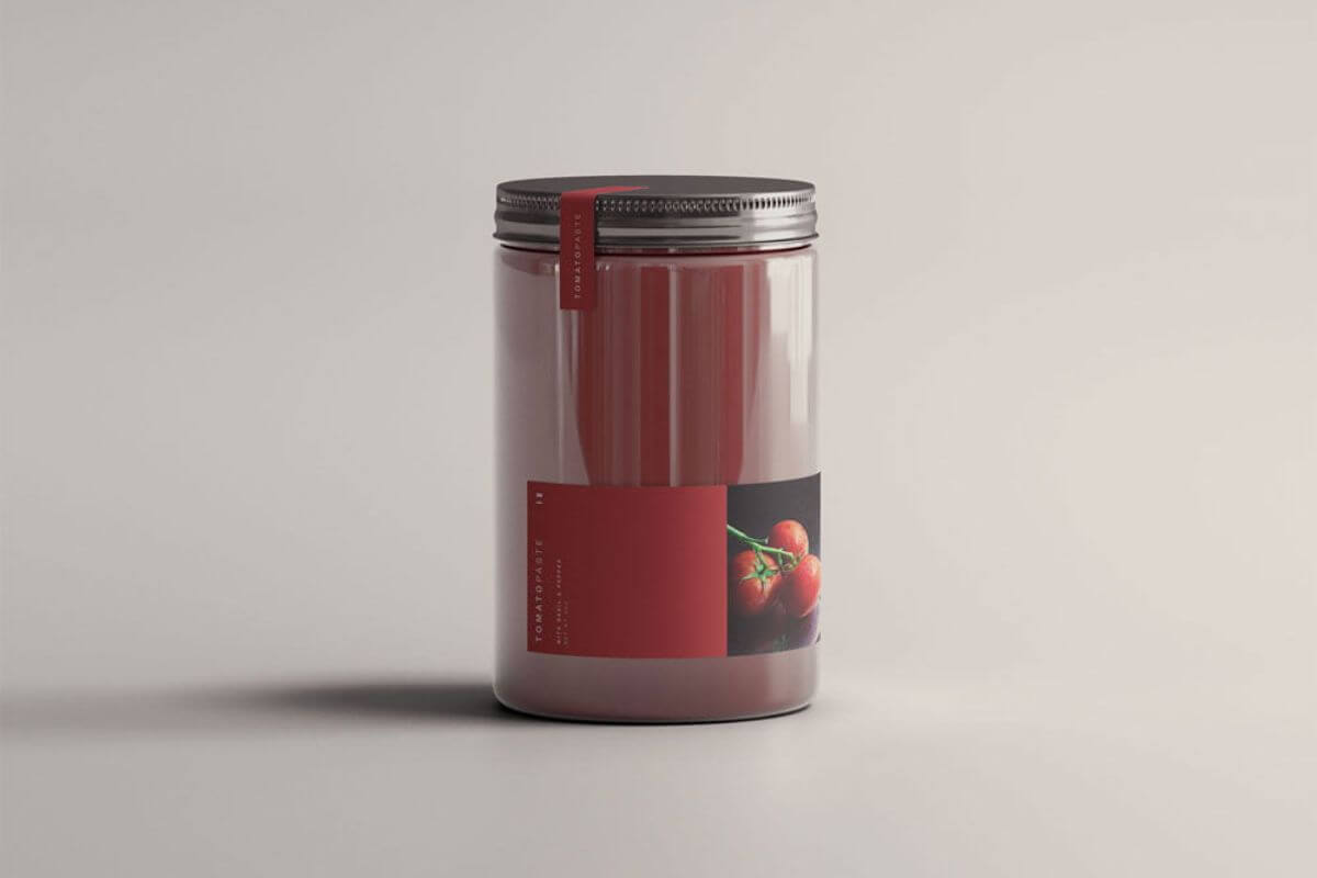 Tomato Jar Mockup