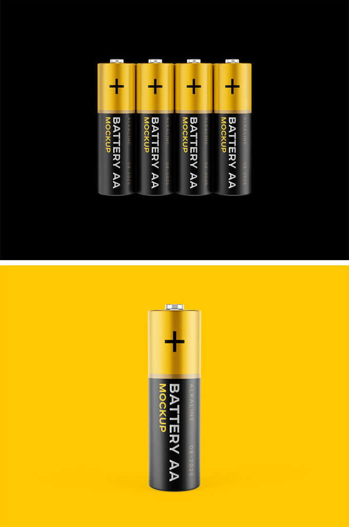 free-aa-battery-mockups