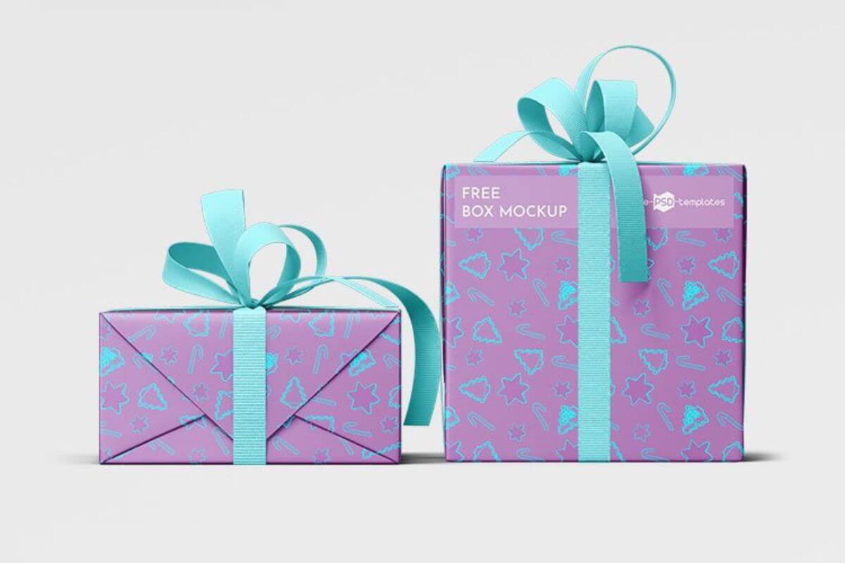 Gift Boxes Mockup