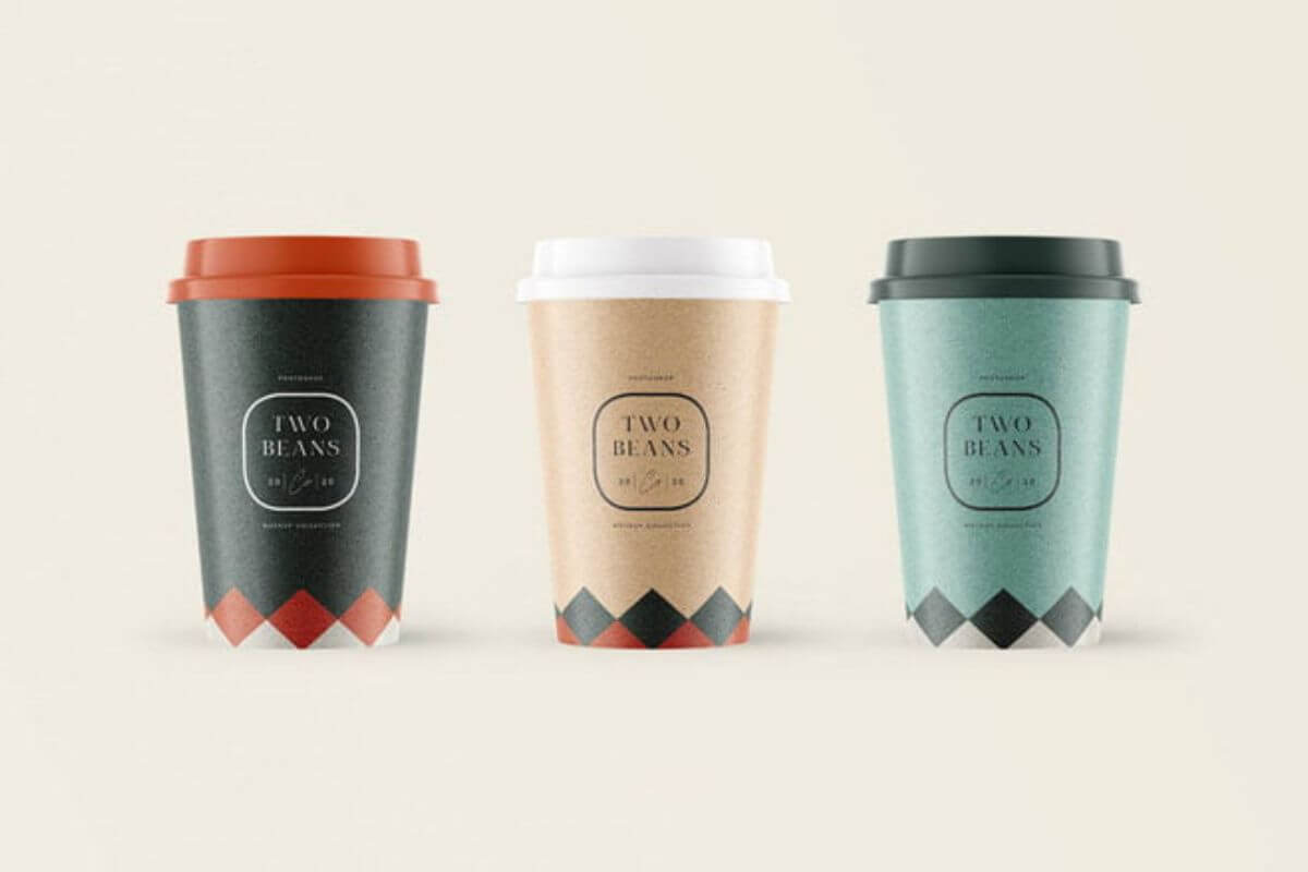 Craft Paper Cup Mockup