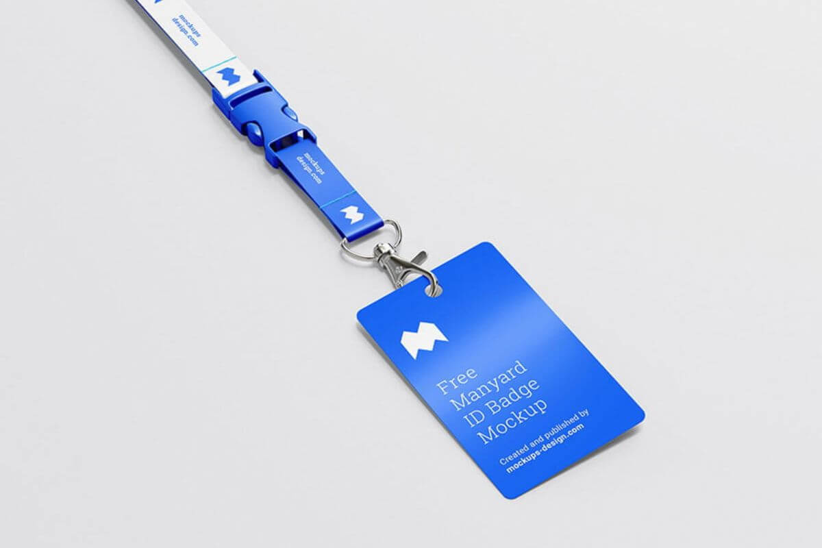 ID Name Badge mockup