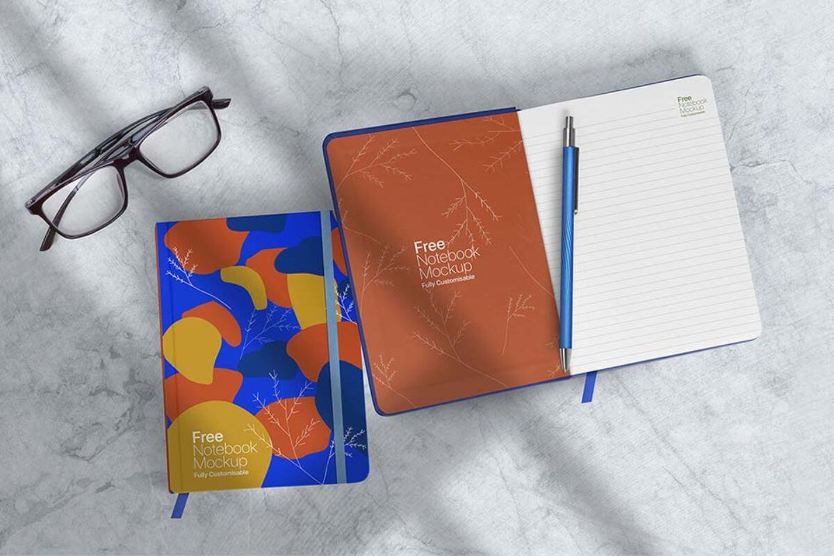 Open Notebook Mockup