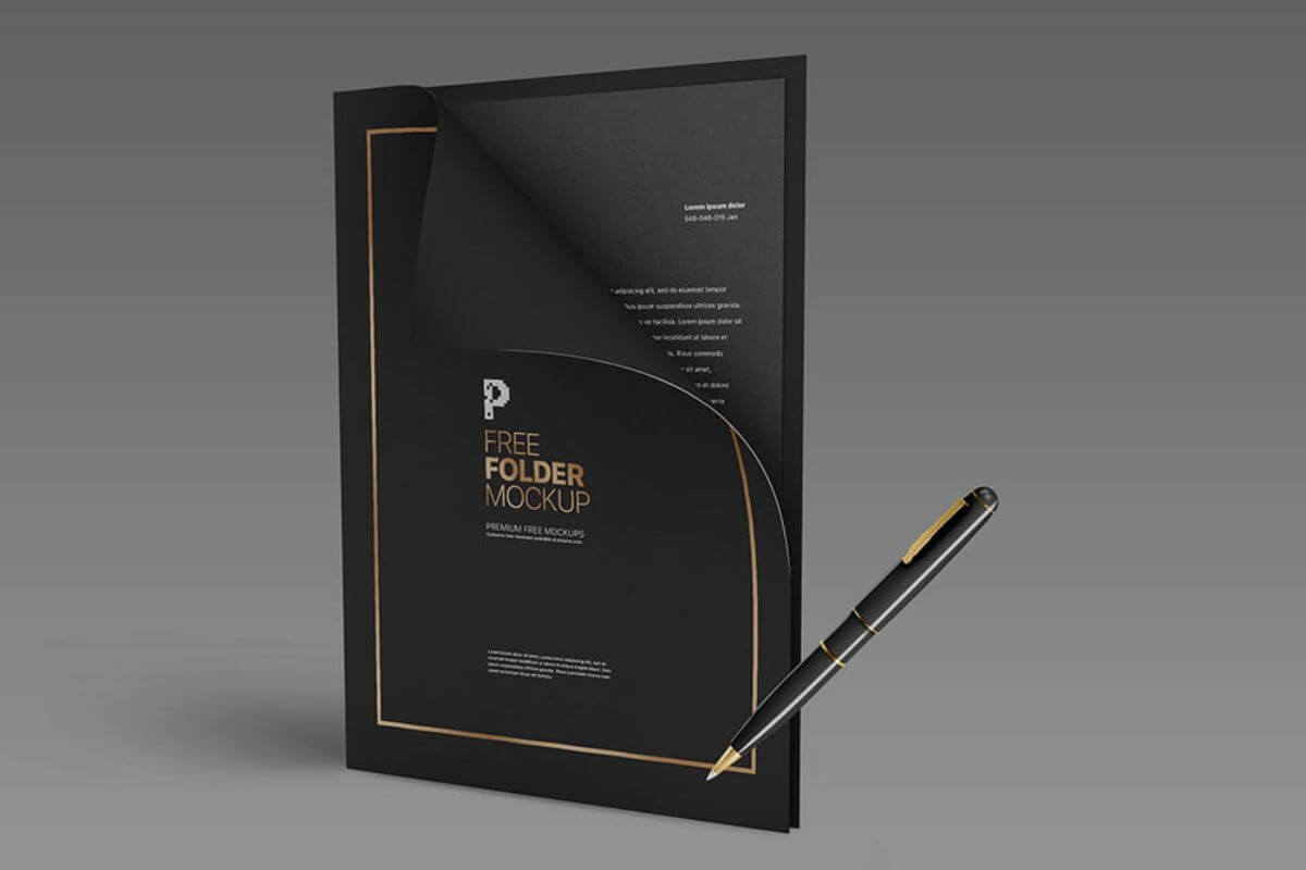 Pocket Folder Mockups