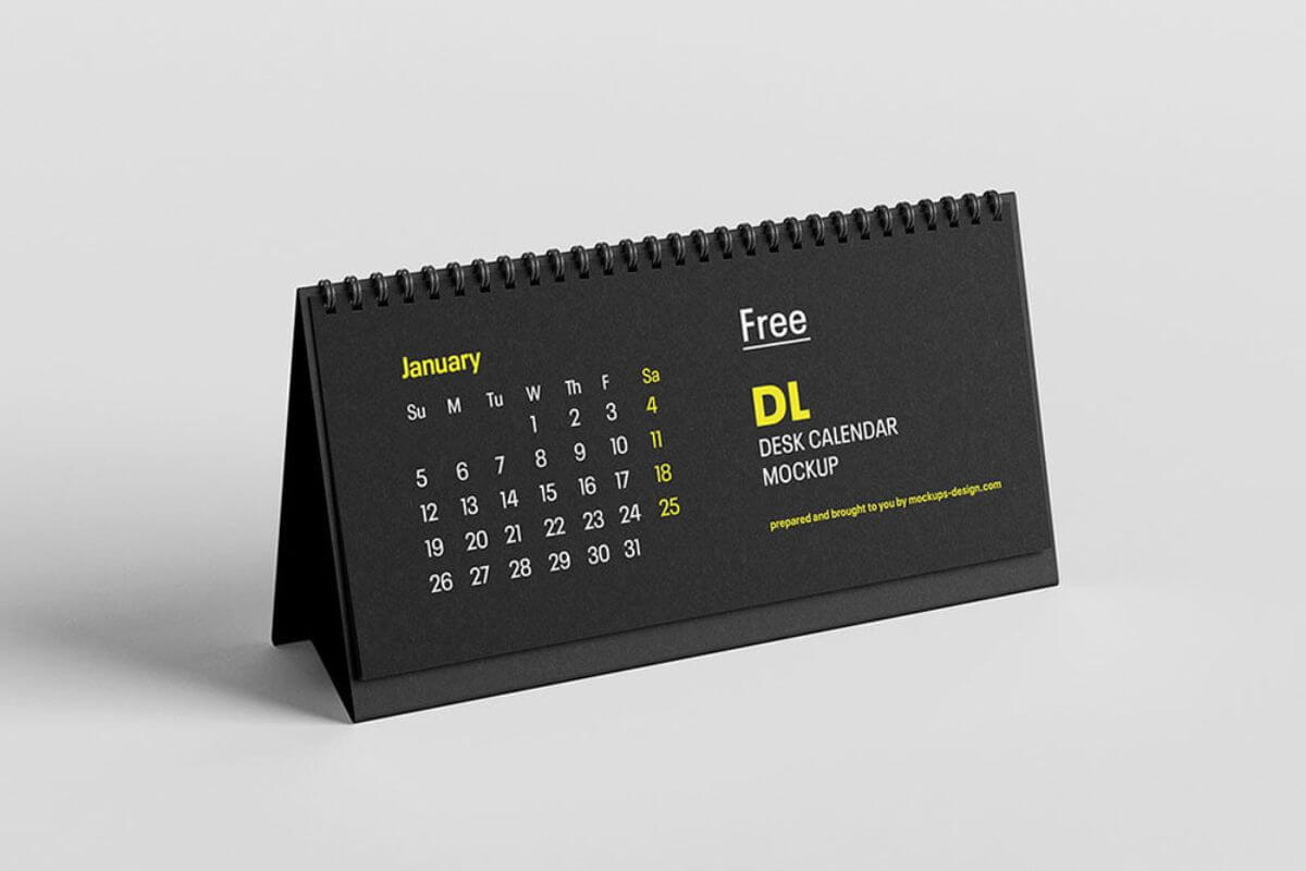 Desktop Calendar Mockups