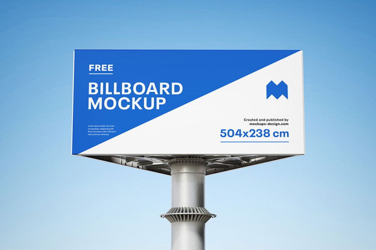 Triple Billboard Mockup