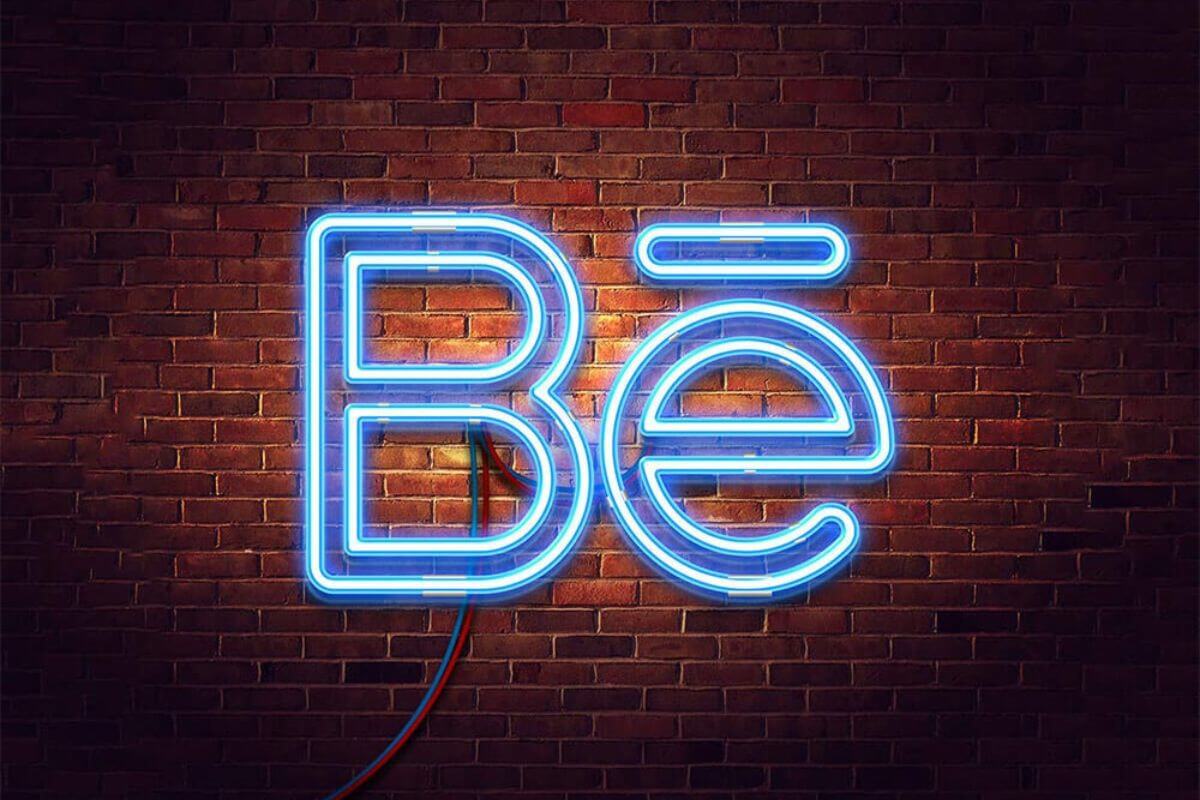 Neon Logo Mockup